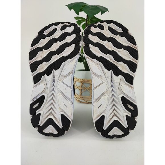 Hoka One One Women's Clifton 8 Black Mesh Low-top Sneaker Size 6.5B US - Picture 8 of 11